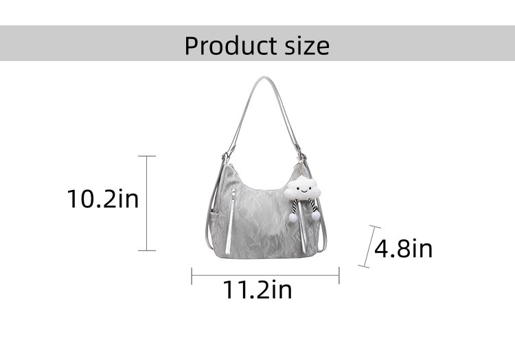 Multifunctional crossbody bag, new style, high-end commuter shoulder bag, large capacity tote bag, perfect as a birthday gift for mom, friends, or wife.