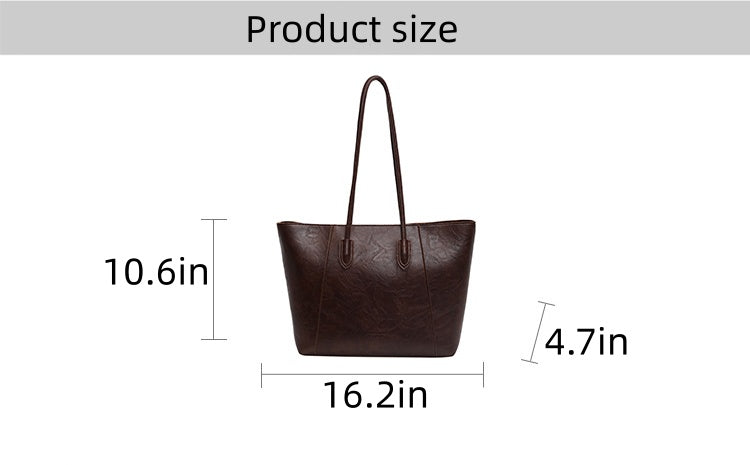 Merlad Tote Bag, New Style, High-End Retro Shoulder Bag, Large Capacity Tote Bag, Commuter Bag, Birthday Gift, Gift for Friends, Gift for Mothers, Gift for Wives