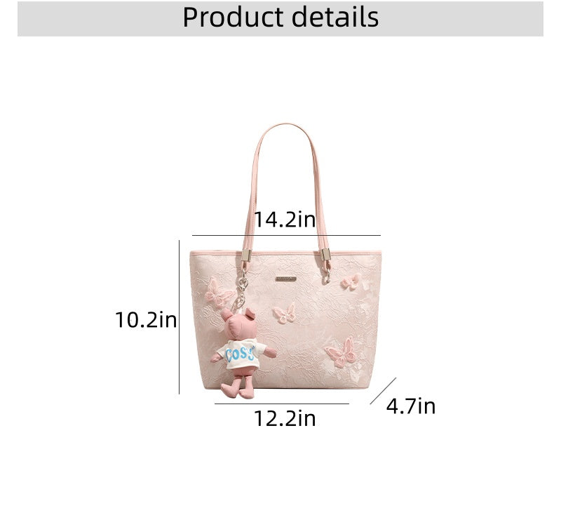 Original, high-end, niche tote bag, new style, large capacity, commuter underarm bag/shoulder bag