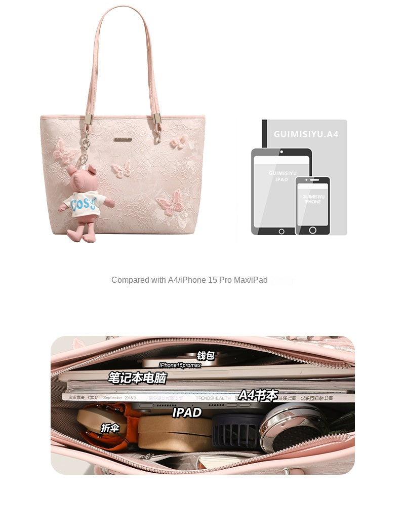 Original, high-end, niche tote bag, new style, large capacity, commuter underarm bag/shoulder bag