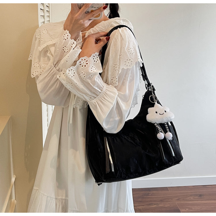 Multifunctional crossbody bag, new style, high-end commuter shoulder bag, large capacity tote bag, perfect as a birthday gift for mom, friends, or wife.