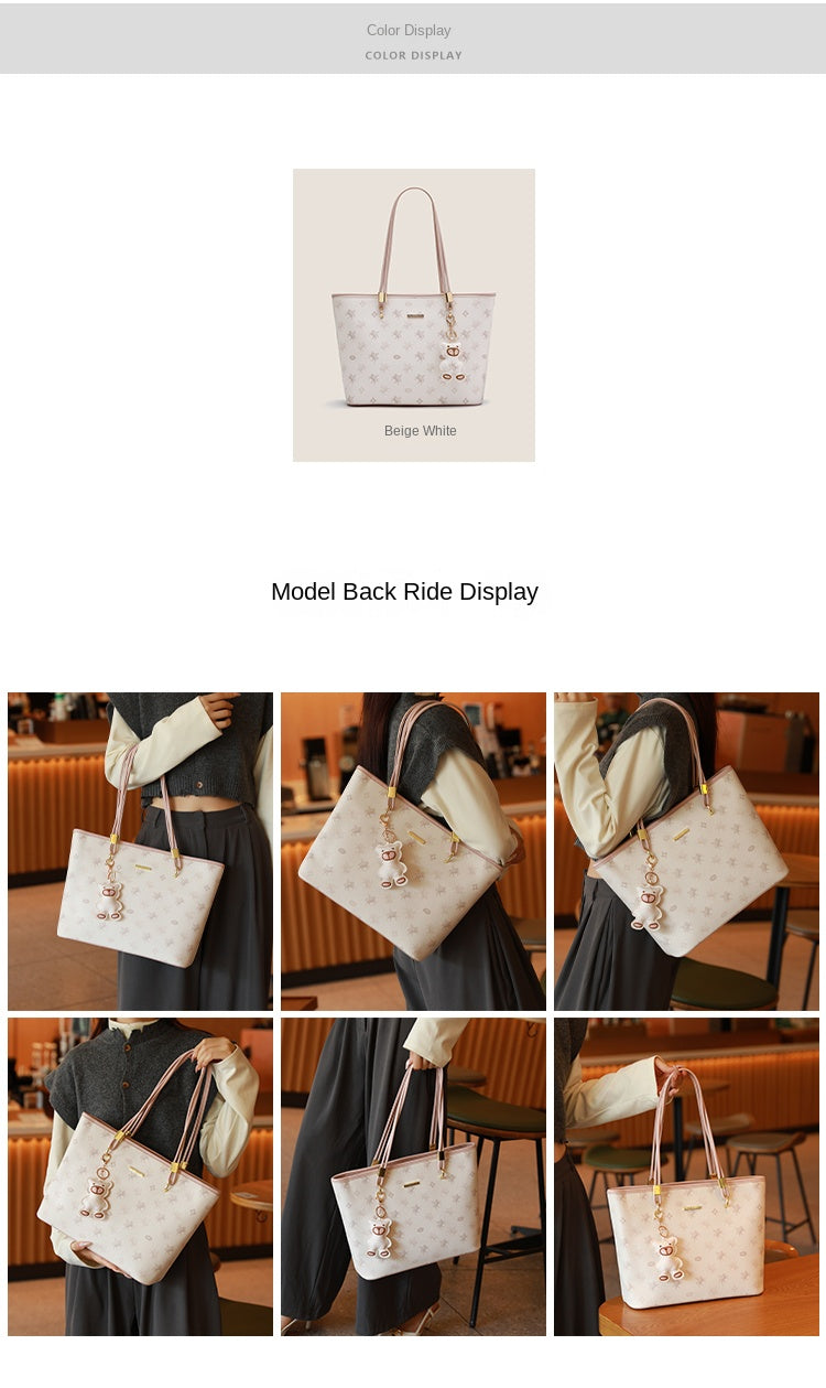 New Pegasus Tote Bag for Women, Large Capacity, Suitable for College Students' Commute, Shoulder Bag