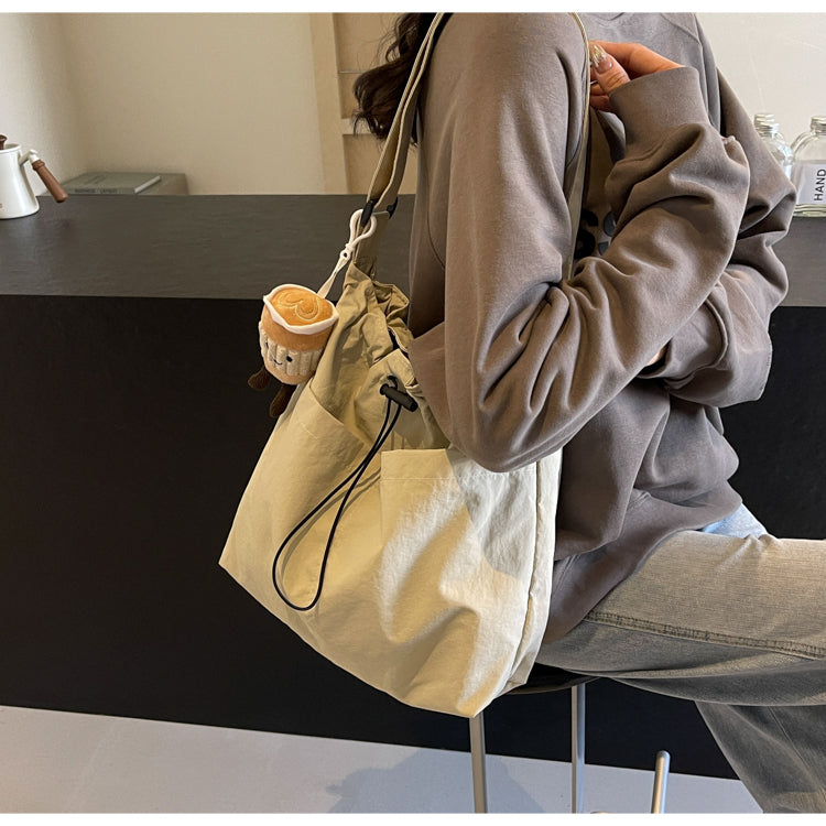 New casual women's fashion cloth bag, shoulder bag, large capacity tote bag, suitable for commuting or going to class.