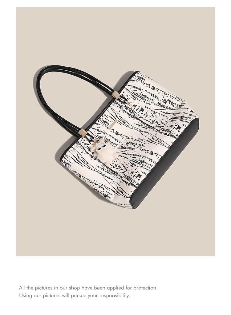 Original design, new style women's bag, college student commuter bag, handbag, underarm bag, large capacity tote bag, shoulder bag.