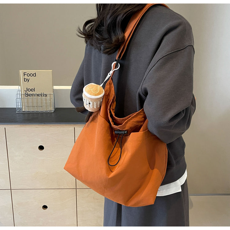 New casual women's fashion cloth bag, shoulder bag, large capacity tote bag, suitable for commuting or going to class.