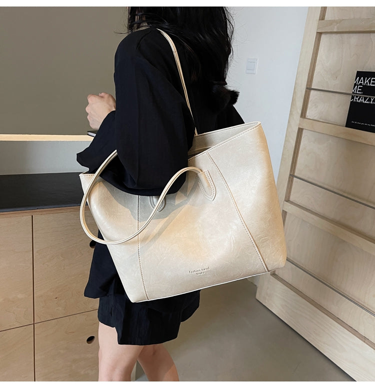 Merlad Tote Bag, New Style, High-End Retro Shoulder Bag, Large Capacity Tote Bag, Commuter Bag, Birthday Gift, Gift for Friends, Gift for Mothers, Gift for Wives