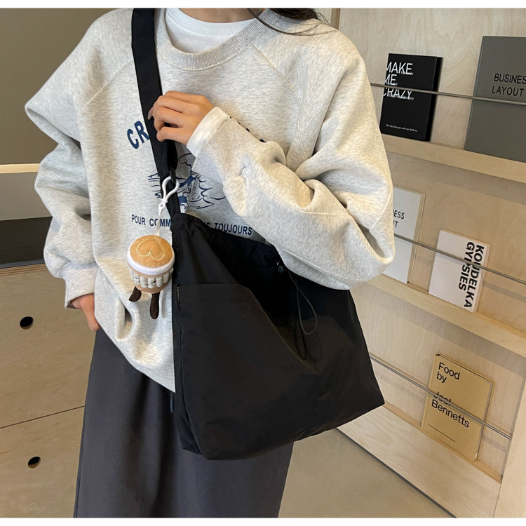 New casual women's fashion cloth bag, shoulder bag, large capacity tote bag, suitable for commuting or going to class.