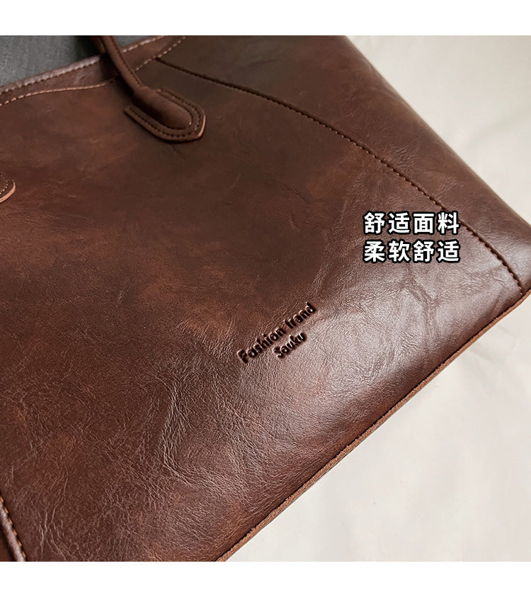 Merlad Tote Bag, New Style, High-End Retro Shoulder Bag, Large Capacity Tote Bag, Commuter Bag, Birthday Gift, Gift for Friends, Gift for Mothers, Gift for Wives