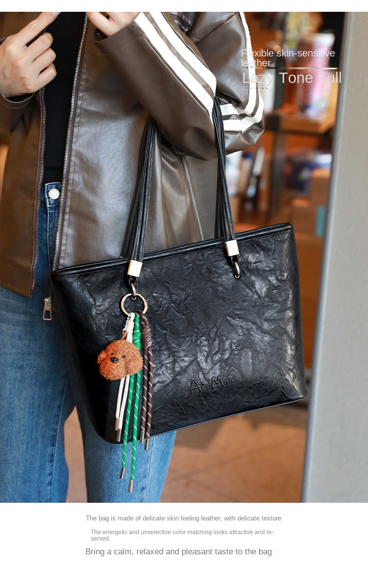 Women's Tote Bag, Niche Brand, Large Capacity, Commuter Shoulder Bag, Versatile Handbag/Underarm Bag