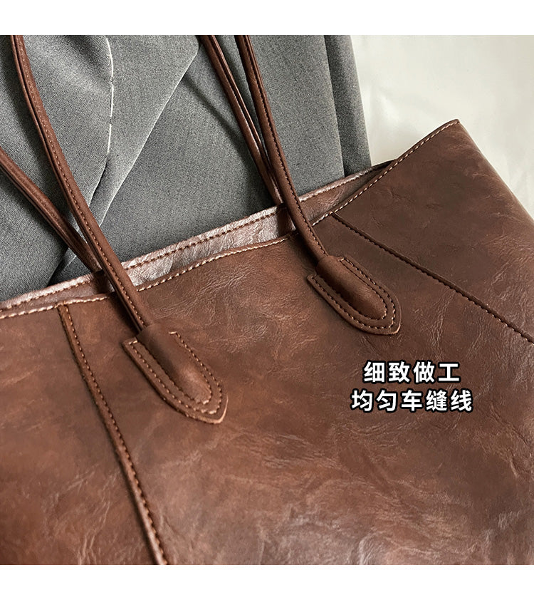 Merlad Tote Bag, New Style, High-End Retro Shoulder Bag, Large Capacity Tote Bag, Commuter Bag, Birthday Gift, Gift for Friends, Gift for Mothers, Gift for Wives