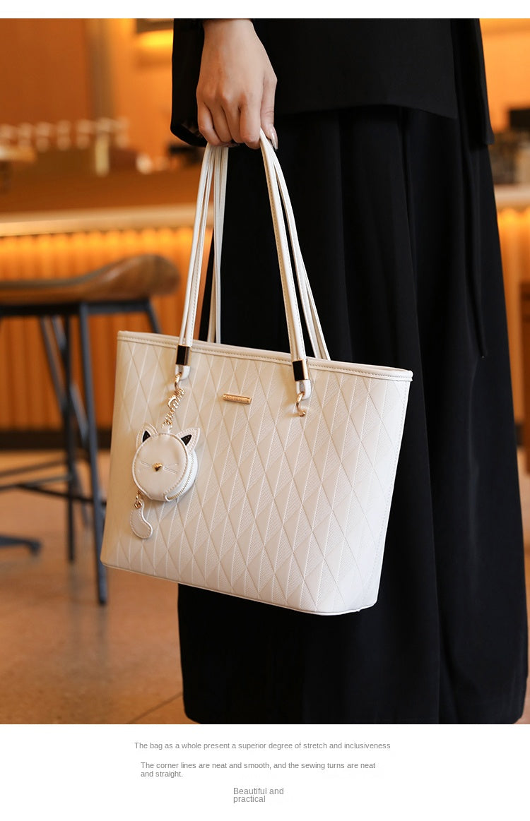 Women's original tote bag, new spring/summer style, large capacity, commuter shoulder bag, handbag, underarm bag.