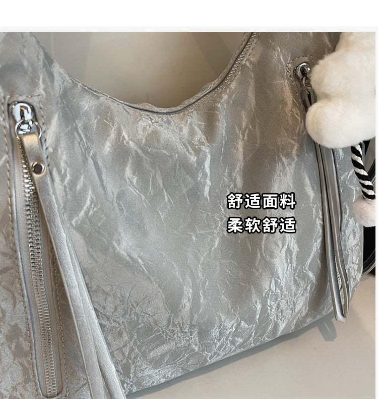 Multifunctional crossbody bag, new style, high-end commuter shoulder bag, large capacity tote bag, perfect as a birthday gift for mom, friends, or wife.