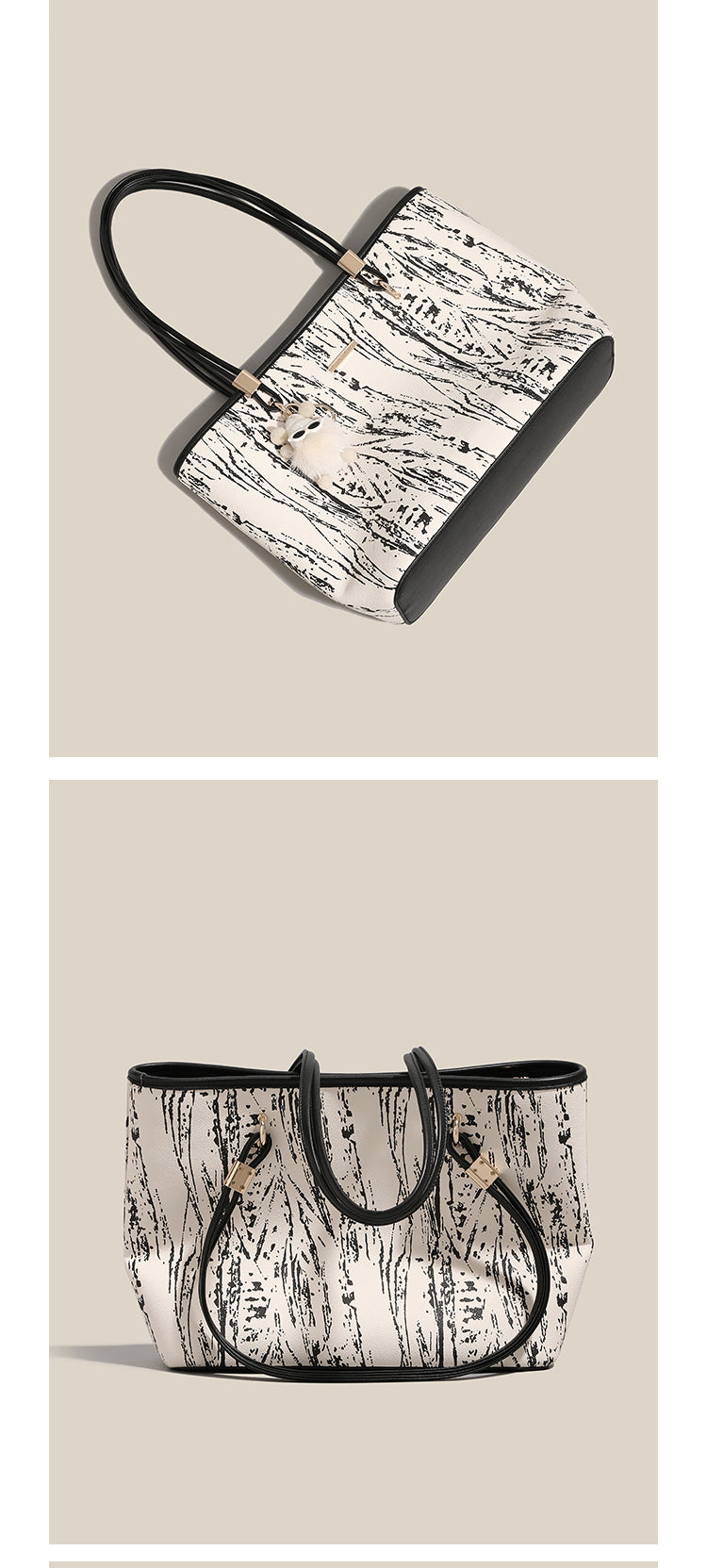 Original design, new style women's bag, college student commuter bag, handbag, underarm bag, large capacity tote bag, shoulder bag.