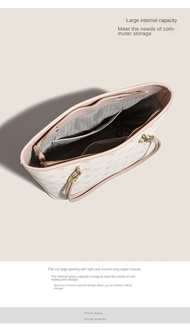 New Pegasus Tote Bag for Women, Large Capacity, Suitable for College Students' Commute, Shoulder Bag