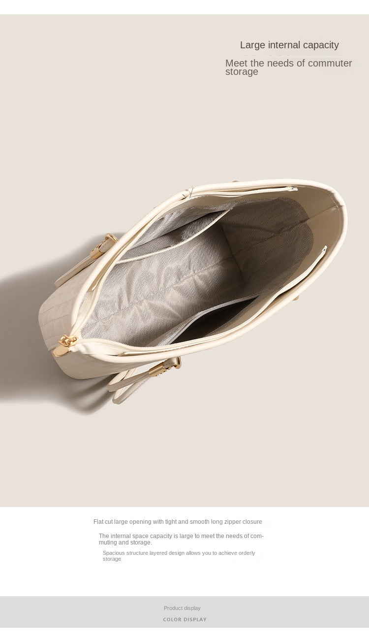 Women's original tote bag, new spring/summer style, large capacity, commuter shoulder bag, handbag, underarm bag.