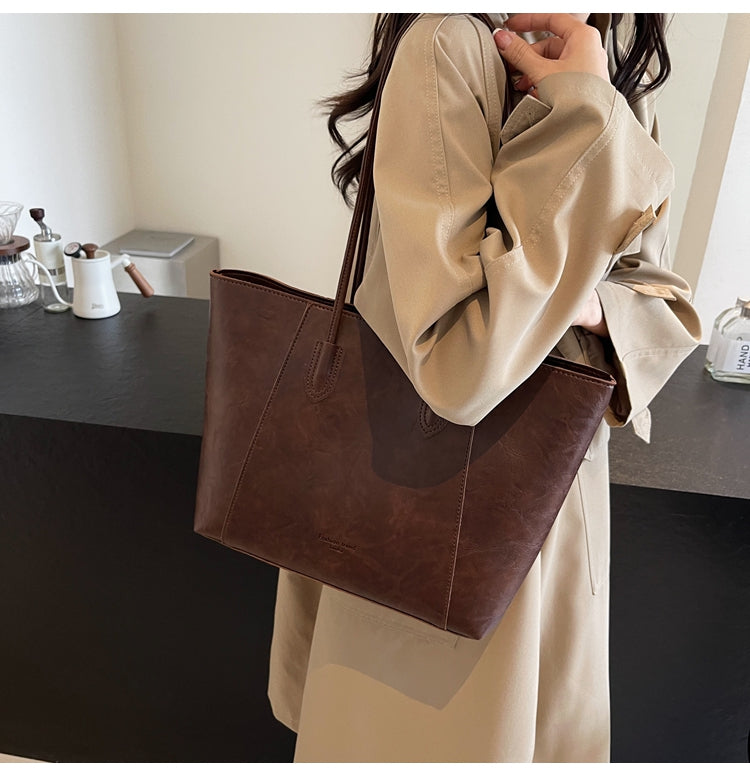 Merlad Tote Bag, New Style, High-End Retro Shoulder Bag, Large Capacity Tote Bag, Commuter Bag, Birthday Gift, Gift for Friends, Gift for Mothers, Gift for Wives