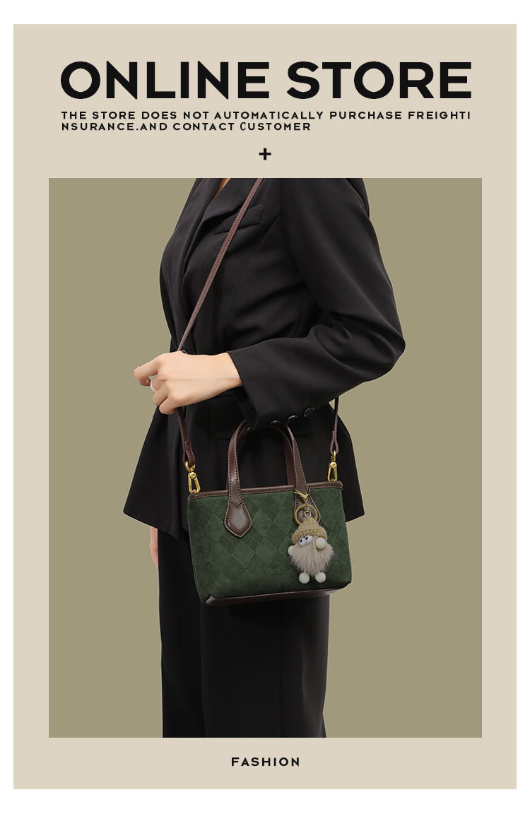 High-end bucket bag for women, new spring/summer style, fashionable and versatile, handbag, shoulder bag, crossbody bag.