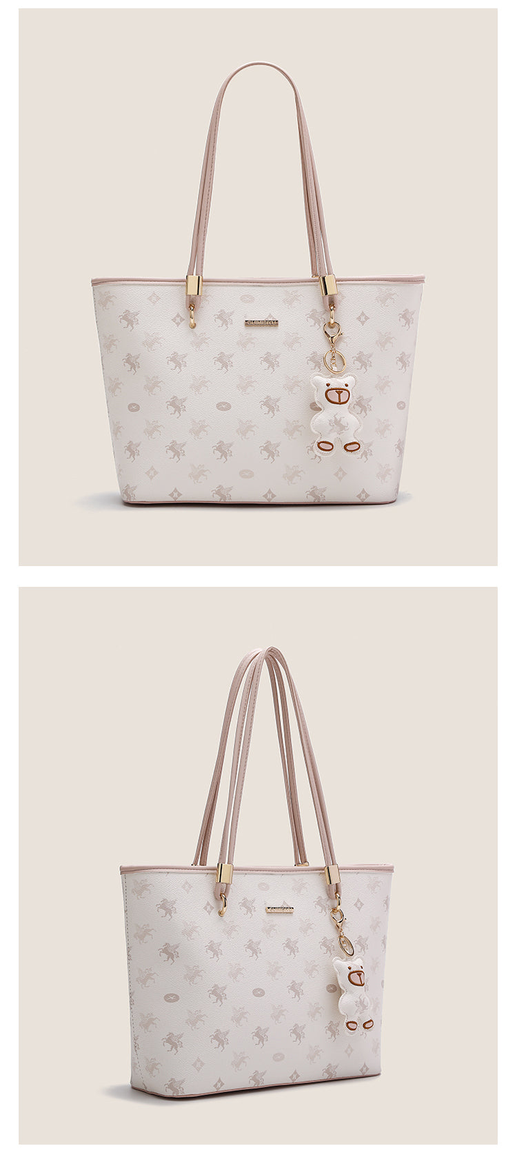 New Pegasus Tote Bag for Women, Large Capacity, Suitable for College Students' Commute, Shoulder Bag