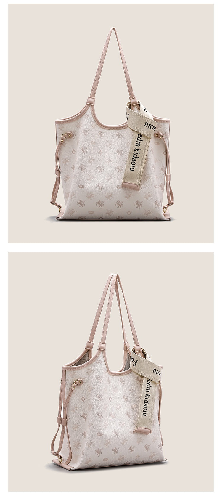 Original women's tote bag, 2025 new style, large commuter bag, shoulder bag, large capacity underarm bag.