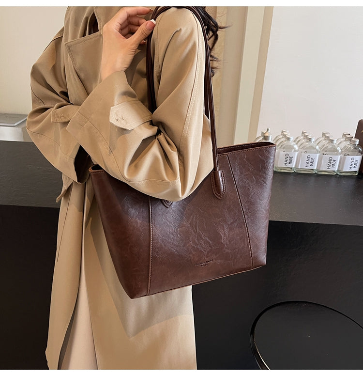 Merlad Tote Bag, New Style, High-End Retro Shoulder Bag, Large Capacity Tote Bag, Commuter Bag, Birthday Gift, Gift for Friends, Gift for Mothers, Gift for Wives