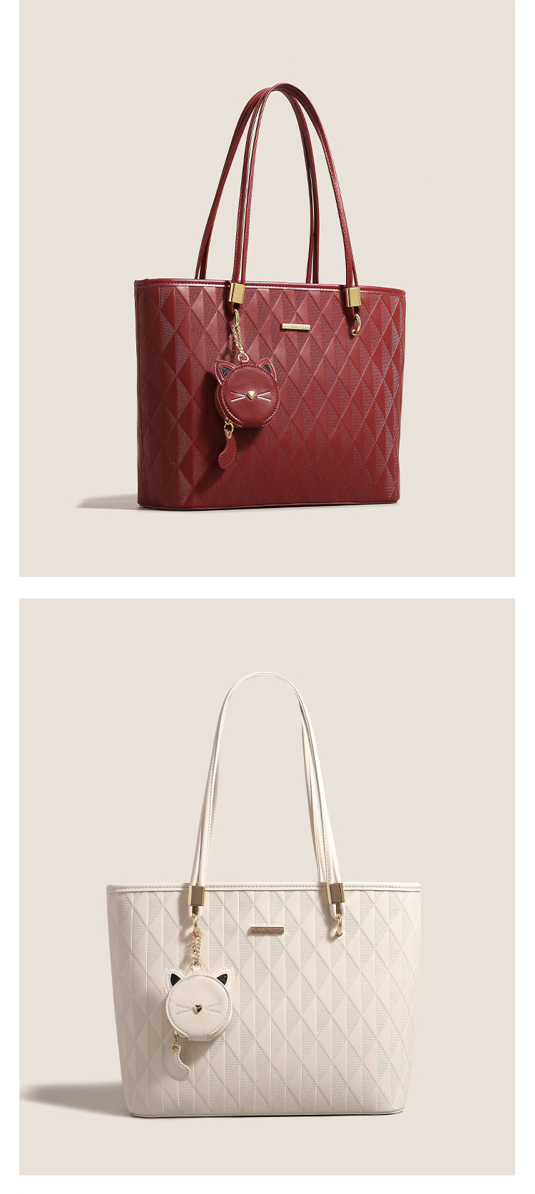 Women's original tote bag, new spring/summer style, large capacity, commuter shoulder bag, handbag, underarm bag.