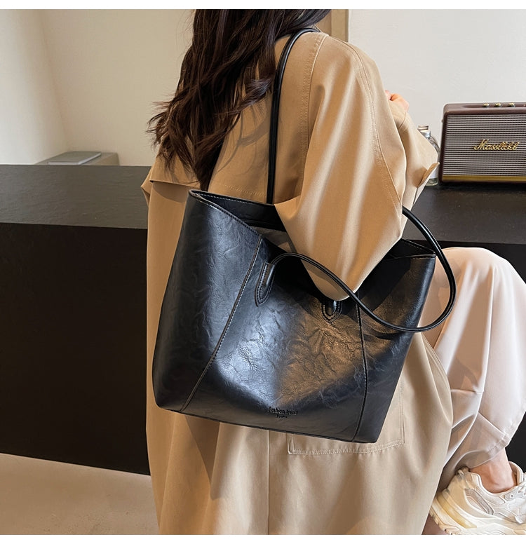 Merlad Tote Bag, New Style, High-End Retro Shoulder Bag, Large Capacity Tote Bag, Commuter Bag, Birthday Gift, Gift for Friends, Gift for Mothers, Gift for Wives