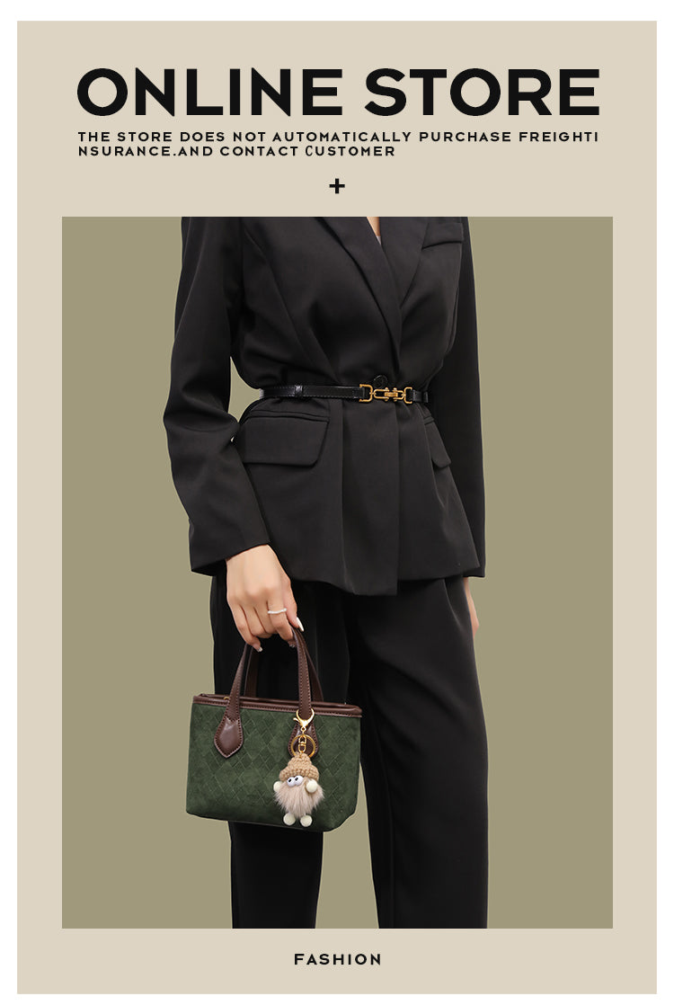 High-end bucket bag for women, new spring/summer style, fashionable and versatile, handbag, shoulder bag, crossbody bag.