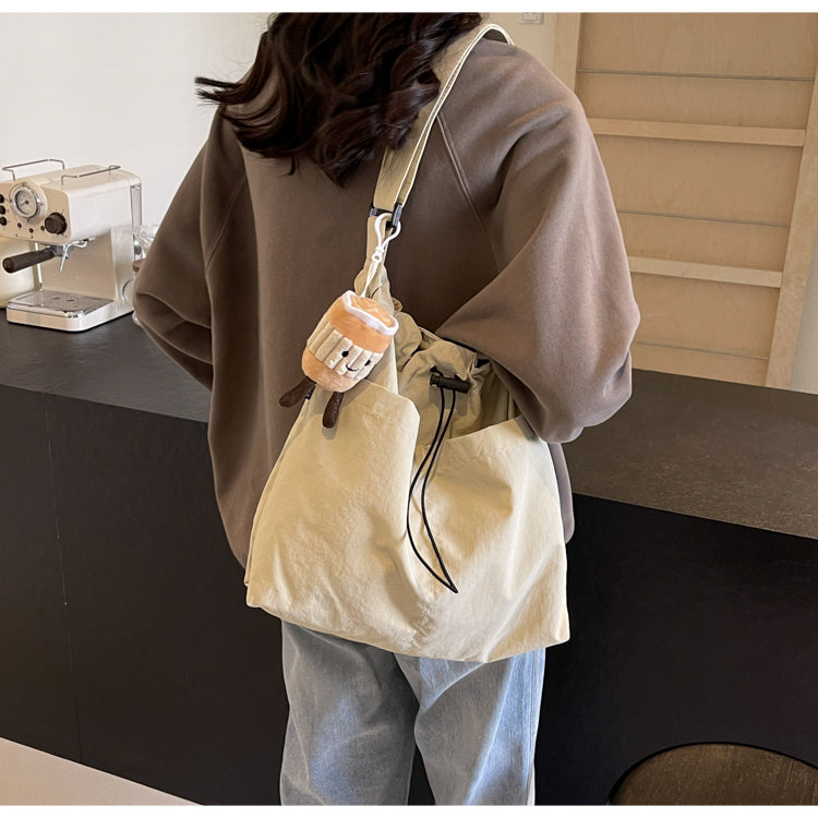 New casual women's fashion cloth bag, shoulder bag, large capacity tote bag, suitable for commuting or going to class.