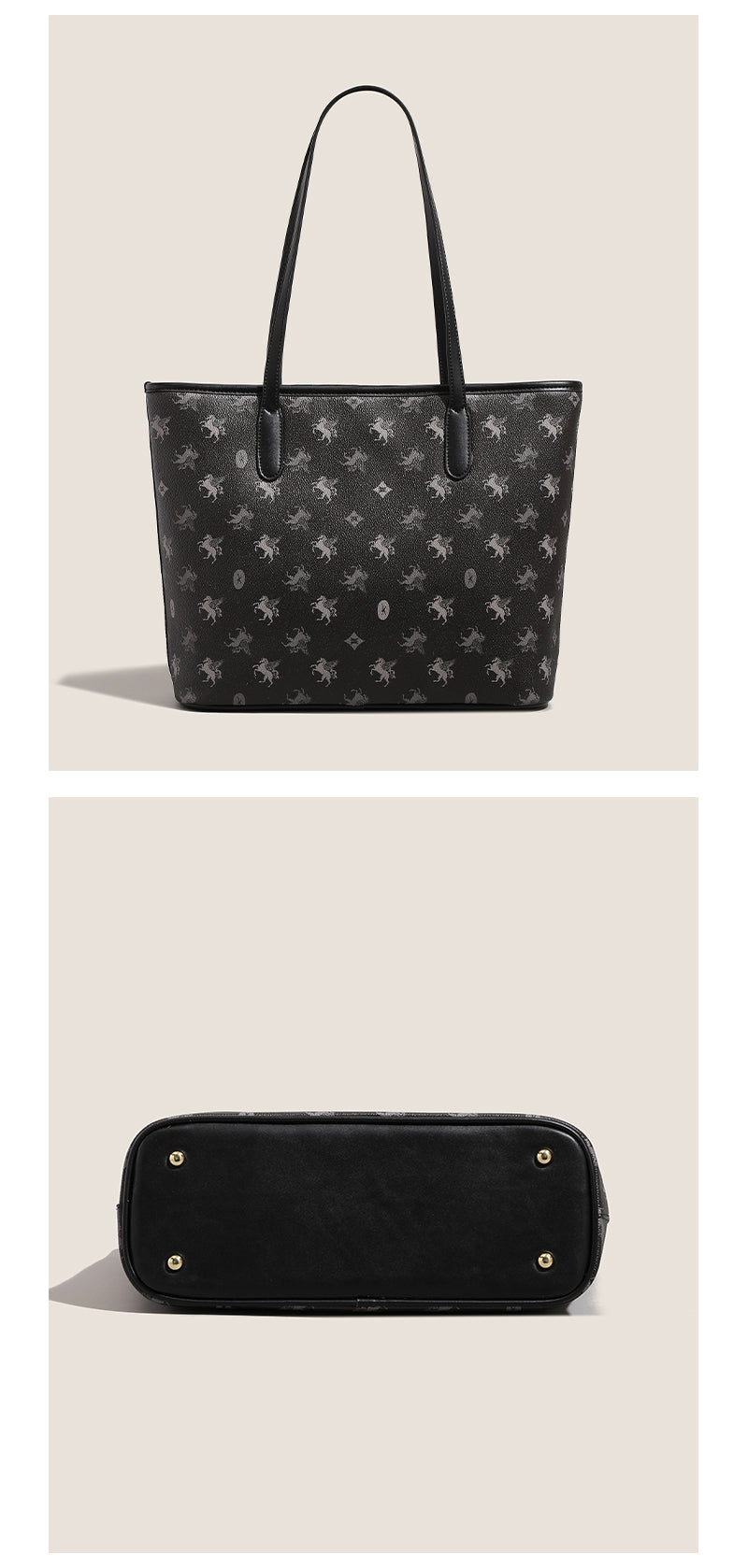 Women's original tote bag, new style, large capacity, commuter shoulder bag, class bag, handbag, underarm bag