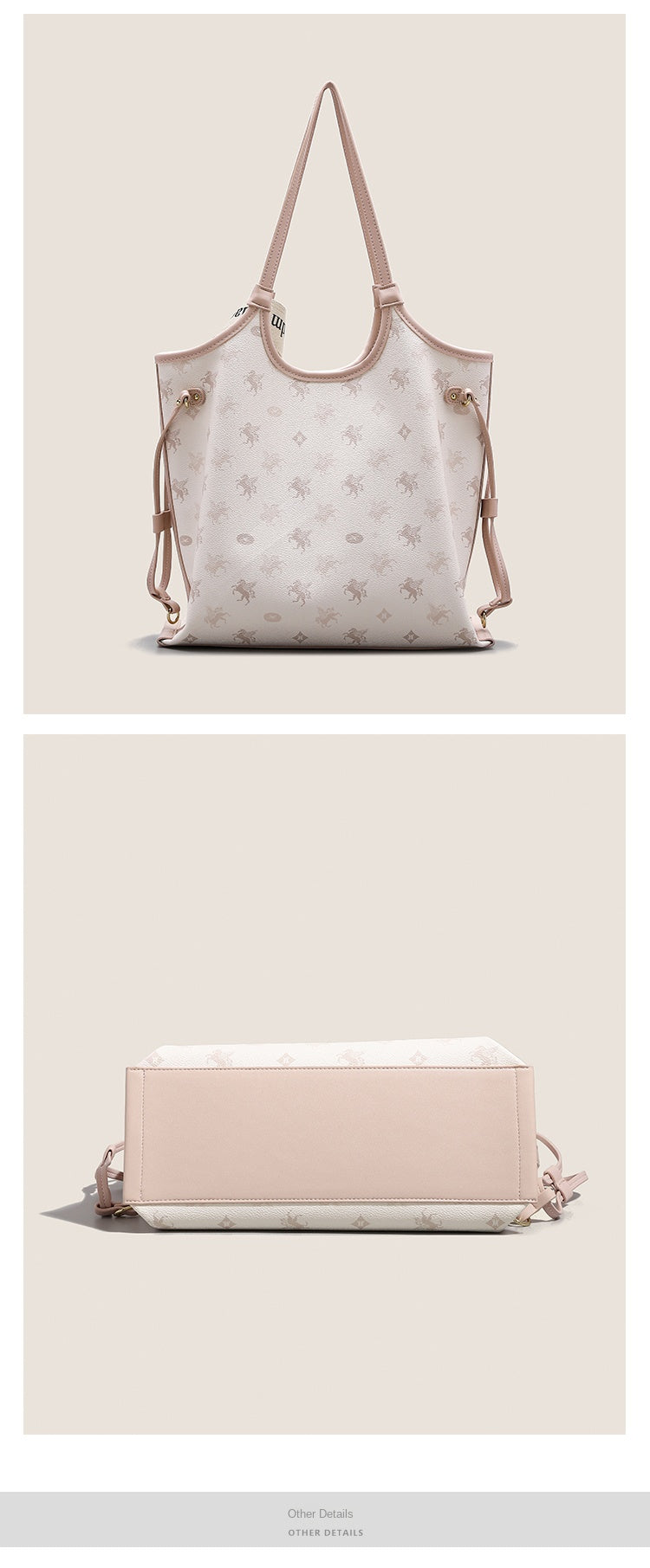 Original women's tote bag, 2025 new style, large commuter bag, shoulder bag, large capacity underarm bag.