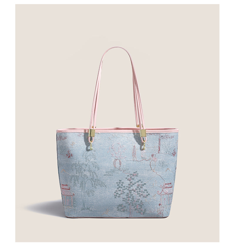 Original women's tote bag, new style, large capacity, versatile, perfect for work or commuting, ideal as a birthday gift, for mom, or for wife.