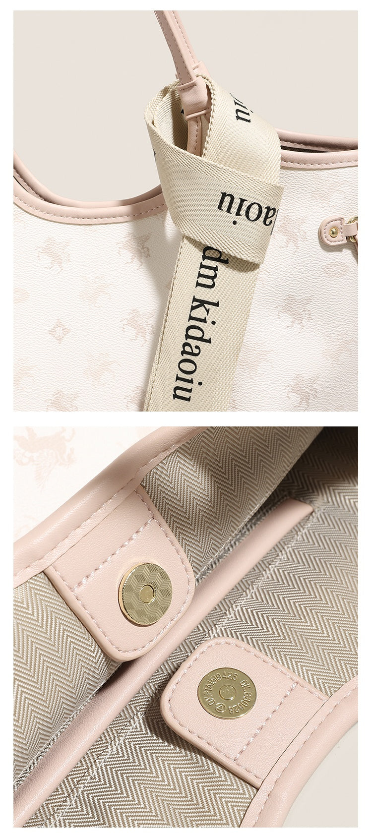 Original women's tote bag, 2025 new style, large commuter bag, shoulder bag, large capacity underarm bag.