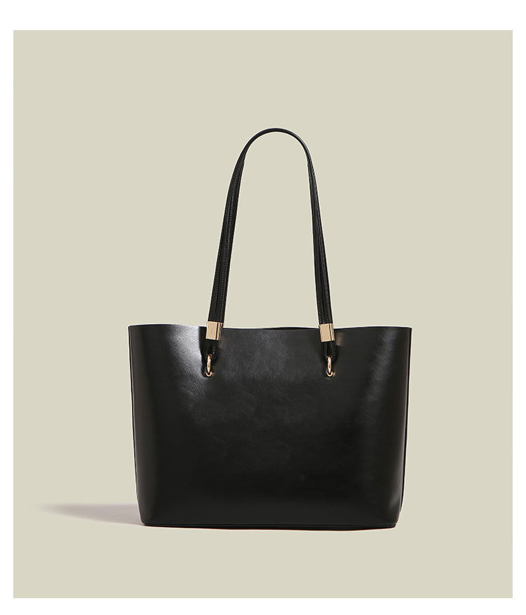 New women's tote bag, large size, suitable for commuting and work, high-end style, large capacity, shoulder bag/underarm bag.