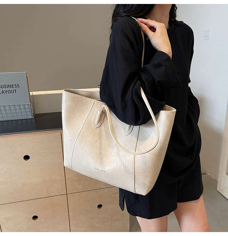 Merlad Tote Bag, New Style, High-End Retro Shoulder Bag, Large Capacity Tote Bag, Commuter Bag, Birthday Gift, Gift for Friends, Gift for Mothers, Gift for Wives