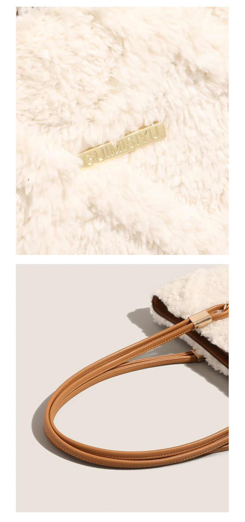 Unique design tote bag, new spring/summer plush commuter bag, versatile handbag, underarm bag, shoulder bag.