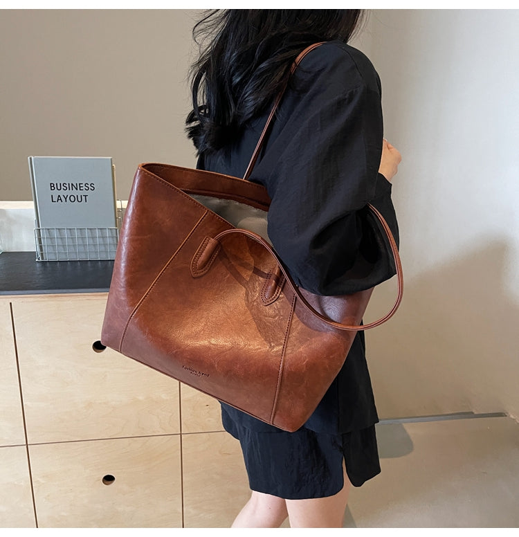 Merlad Tote Bag, New Style, High-End Retro Shoulder Bag, Large Capacity Tote Bag, Commuter Bag, Birthday Gift, Gift for Friends, Gift for Mothers, Gift for Wives