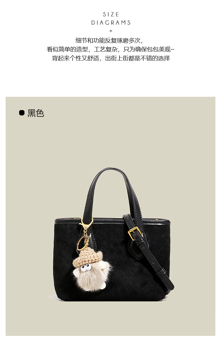 High-end bucket bag for women, new spring/summer style, fashionable and versatile, handbag, shoulder bag, crossbody bag.