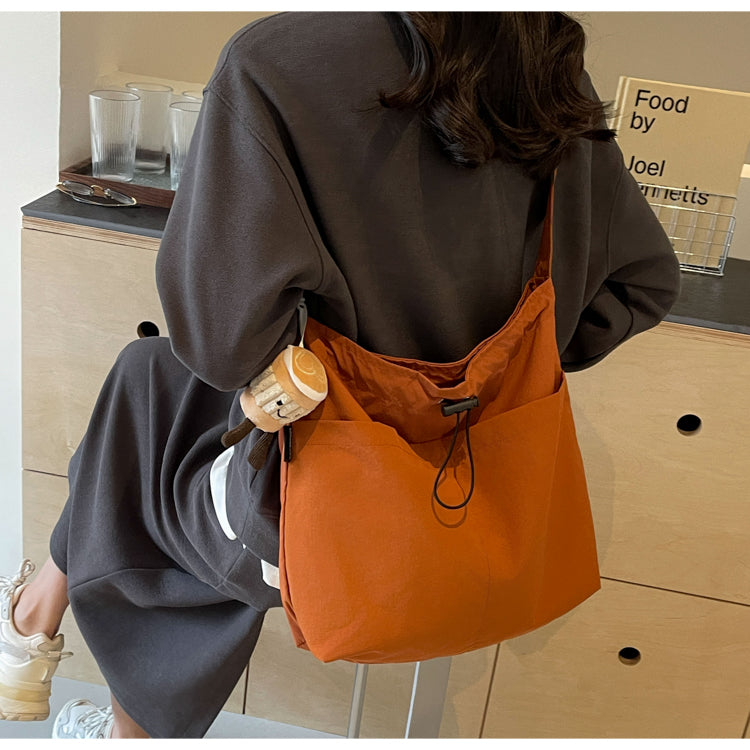 New casual women's fashion cloth bag, shoulder bag, large capacity tote bag, suitable for commuting or going to class.