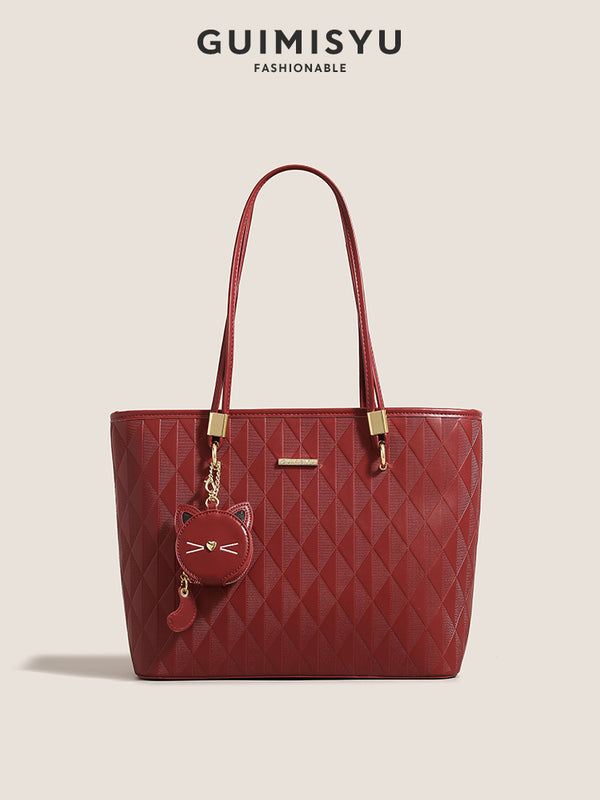 Women's original tote bag, new spring/summer style, large capacity, commuter shoulder bag, handbag, underarm bag.