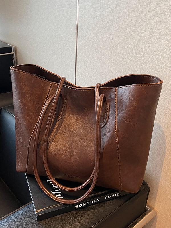 Merlad Tote Bag, New Style, High-End Retro Shoulder Bag, Large Capacity Tote Bag, Commuter Bag, Birthday Gift, Gift for Friends, Gift for Mothers, Gift for Wives