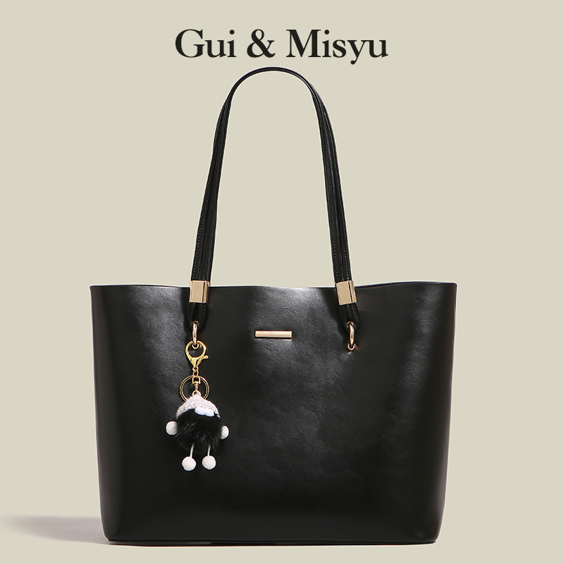 New women's tote bag, large size, suitable for commuting and work, high-end style, large capacity, shoulder bag/underarm bag.