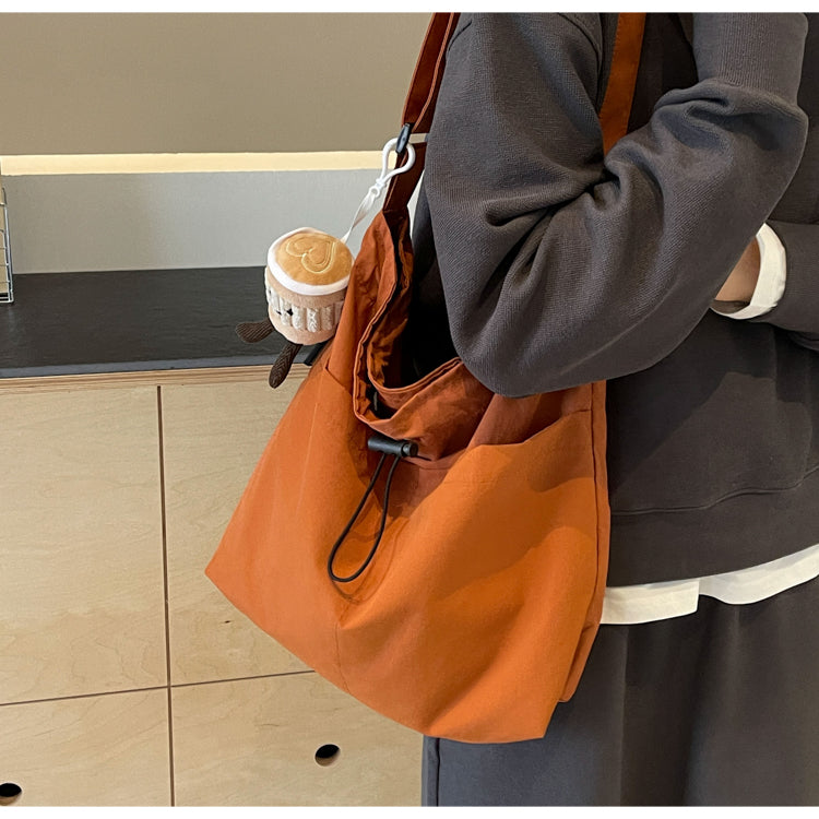 New casual women's fashion cloth bag, shoulder bag, large capacity tote bag, suitable for commuting or going to class.