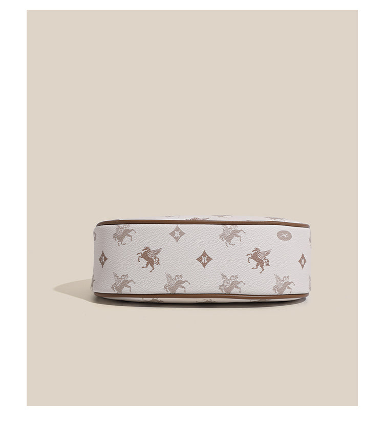 Original women's underarm bag, new spring/summer baguette bag for teenagers, niche crescent bag, high-end shoulder bag.