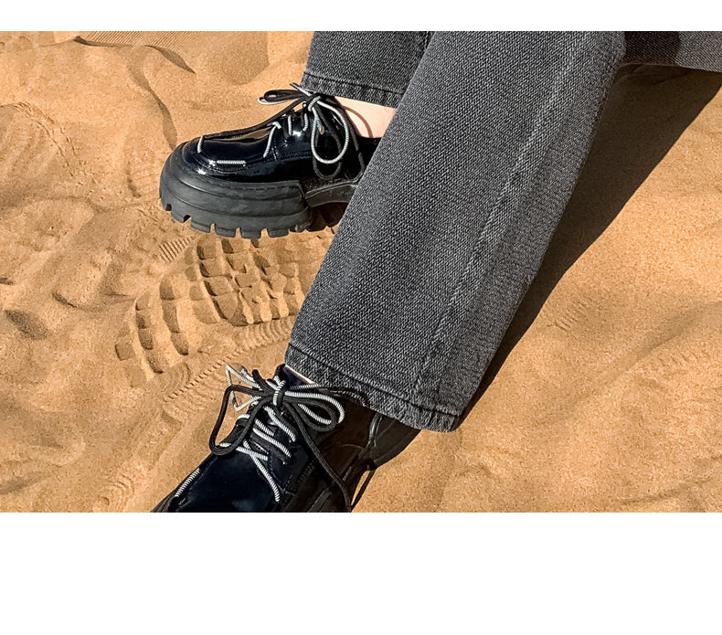 New style black and gray wide-leg jeans for women, American style, high-waisted, loose fit, slimming, straight leg, autumn and winter look.