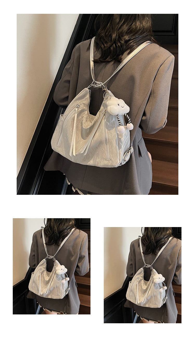 Multifunctional crossbody bag, new style, high-end commuter shoulder bag, large capacity tote bag, perfect as a birthday gift for mom, friends, or wife.