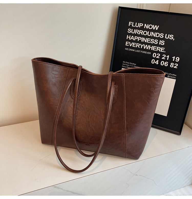 Merlad Tote Bag, New Style, High-End Retro Shoulder Bag, Large Capacity Tote Bag, Commuter Bag, Birthday Gift, Gift for Friends, Gift for Mothers, Gift for Wives