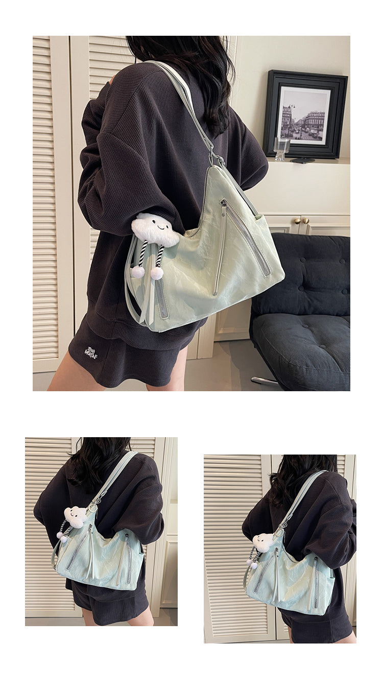 Multifunctional crossbody bag, new style, high-end commuter shoulder bag, large capacity tote bag, perfect as a birthday gift for mom, friends, or wife.