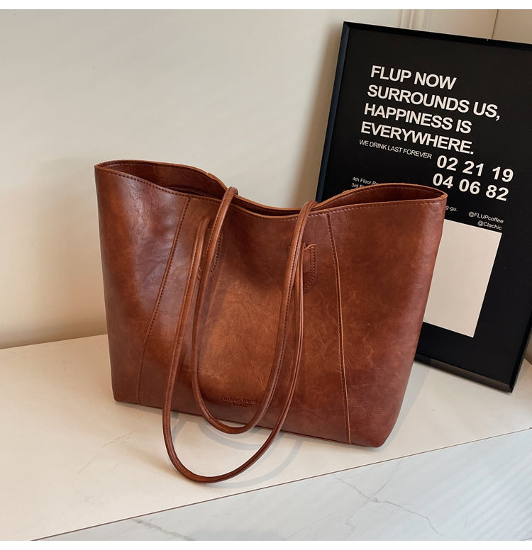 Merlad Tote Bag, New Style, High-End Retro Shoulder Bag, Large Capacity Tote Bag, Commuter Bag, Birthday Gift, Gift for Friends, Gift for Mothers, Gift for Wives