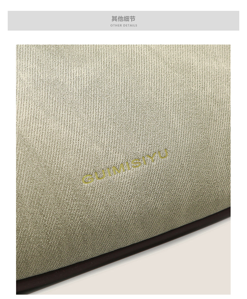 New women's baguette bag, sophisticated and trendy, suitable for underarms, shoulder bag, or handbag; crescent-shaped bag.