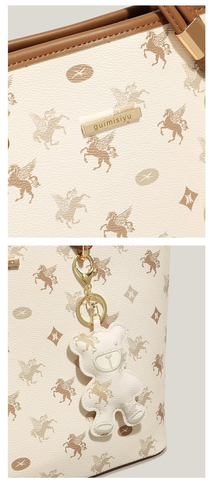 New niche handbag with large capacity for commuting to class, shoulder bag, or underarm bag.